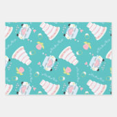 Hochzeit Geschenkpapier Set (Vorderseite)