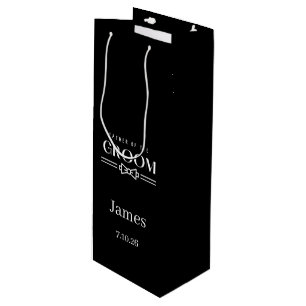 Hochzeit Geschenktasche für den Vater des Bräutiga Geschenktüte Für Weinflaschen