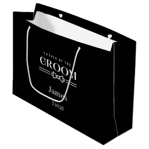 Hochzeit Geschenktasche für den Vater des Bräutiga Große Geschenktüte