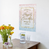 Hochzeit glücklich für immer nach dem Funkeln des Foliendrucke (Ablage(Küche))