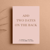 Hochzeit glücklich für immer nach dem Party Blush  Einladung