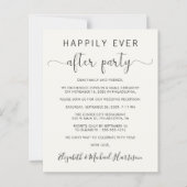 Hochzeit glücklich immer nach dem Party Creme Einl (Vorderseite)