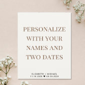 Hochzeit glücklich immer nach dem Party Creme Einl