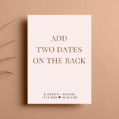 Hochzeit glücklich immer nach dem Party rosa Empfa Einladung