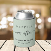 Hochzeit glücklich je nach Alter Grün Dosenkühler