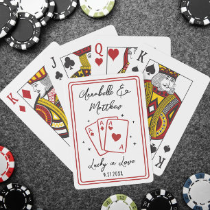 Hochzeit Glücklich Verliebt Spielkarten