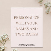 Hochzeit glücklicherweise immer nach dem Party ros