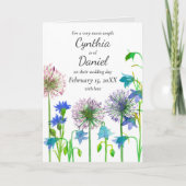 Hochzeit Glückwunsch Bräute Personalisiert Karte (Vorderseite)