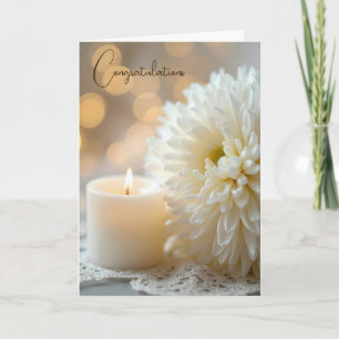 Hochzeit Glückwunsch Chrysanthemum Karte