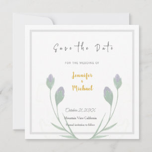 Hochzeit Goldene Kalligrafie Schrift Save-the-Date