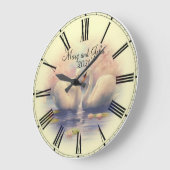 Hochzeit Große Wanduhr (Winkel)