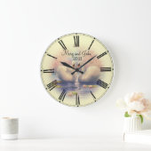 Hochzeit Große Wanduhr (Zuhause)