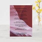 Hochzeit Grußkarte Apache Segen Inside v2 Karte (Gelbe Blume)