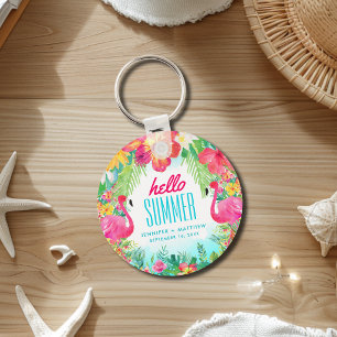 Hochzeit "Hallo Sommer" Tropisches Geschenk für di Schlüsselanhänger