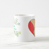 Hochzeit "Happy Anniversary" "Holding Hands" Kaffeetasse (Mittel)
