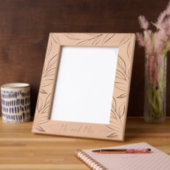 Hochzeit Herr und Frau Botanical Personalisiert Ne Geätzte Rahmen (Links)