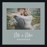 Hochzeit Herr und Frau Foto für Geschenk Künstlicher Leinwanddruck<br><div class="desc">Herr und Frau Hochzeit Foto Gutes Geschenk.</div>