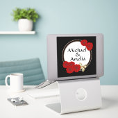 Hochzeit, Hochzeit, Briefe Aufkleber (Laptop auf Schreibtisch)