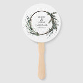 Hochzeit, Hochzeit, Minimalistische Hochzeit, Fächer (Vorderseite)