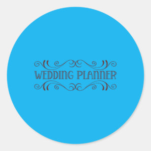 Hochzeit - Hochzeitsplaner Leistung Runder Aufkleber