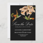 Hochzeit Hummingbird Blush Pink Lily Black (Vorderseite)