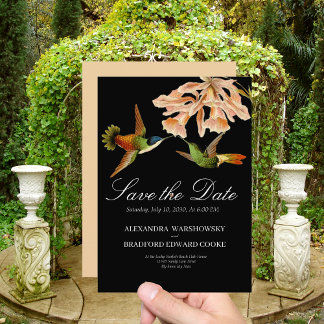 Hochzeit Hummingbird Blush Pink Lily Black