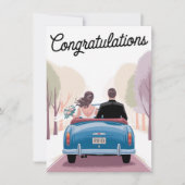 Hochzeit Husband Ehefrau Herzlichen Glückwunsch Ho Karte (Vorderseite)