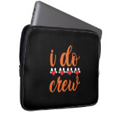 Hochzeit ich mache Crew Laptopschutzhülle (Vorne Rechts)