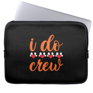Hochzeit ich mache Crew Laptopschutzhülle