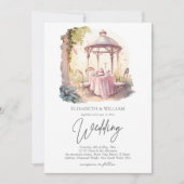 Hochzeit im Aquarellgarten Einladung (Vorderseite)