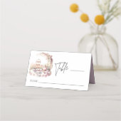 Hochzeit im Aquarellgarten Platzkarte (Vorderseite)