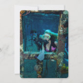 Hochzeit im Aquarium Einladung (Rückseite)
