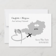 Hochzeit im Ausland Österreich Save The Date