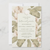 Hochzeit im Botanischen Garten Einladung (Vorderseite)
