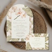 Hochzeit im Botanischen Garten RSVP Karte