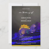 Hochzeit im chinesischen Tempel Einladung (Vorderseite)