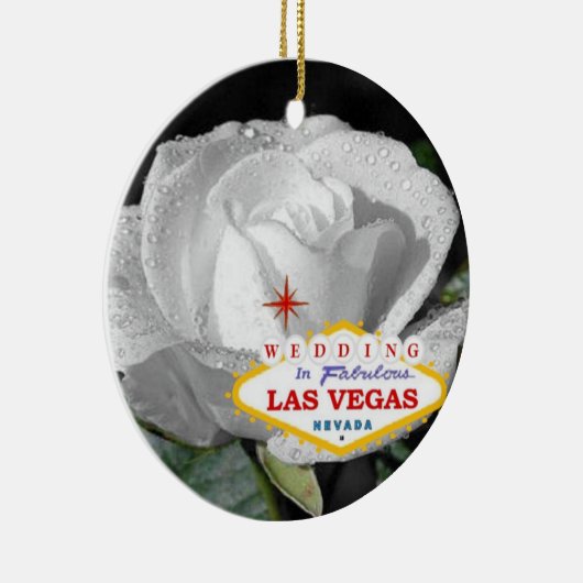 Hochzeit im fabelhaften Las Vegas Ornament (Rechts)