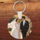 Hochzeit im Freien Schlüsselanhänger (Vorderseite)