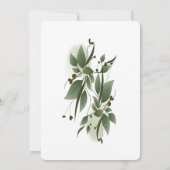 Hochzeit im Grünen Einladung (Rückseite)