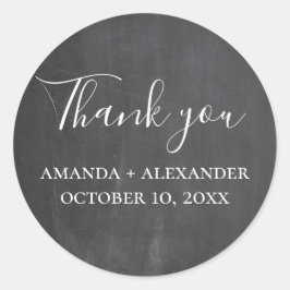 Hochzeit im Halbpension. Moderne graue Schrift dan Runder Aufkleber