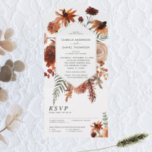 Hochzeit im Herbst - Alles in einer Einladung