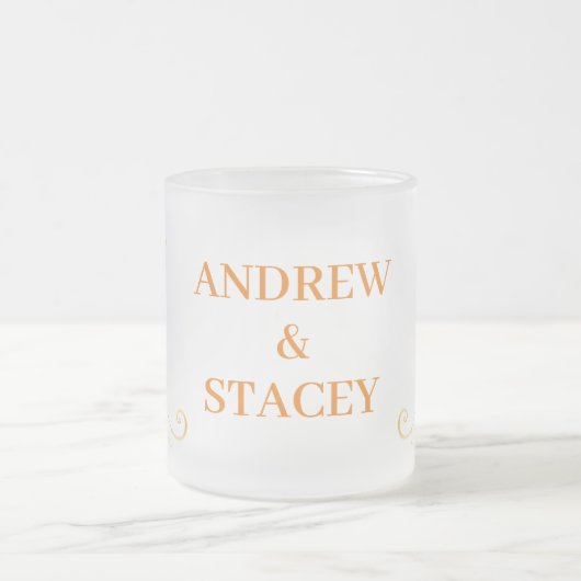 Hochzeit im Herbst Andrew & Stacey Coffee Tasse (Mittel)