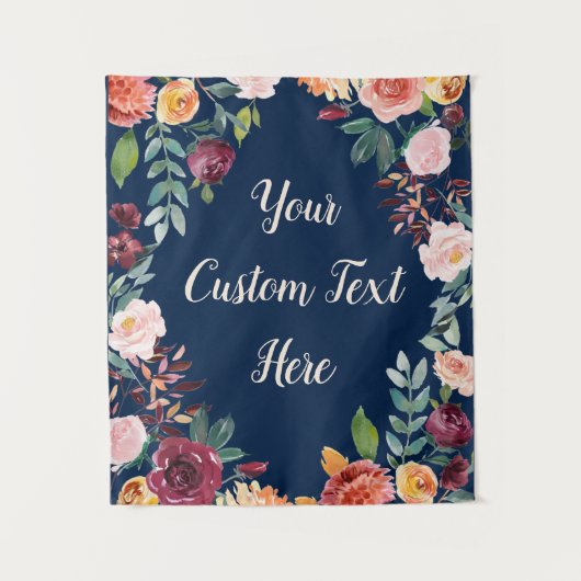 Hochzeit im Herbst Back Drop Summer Foto Stand Pro Wandteppich (Vorderseite)