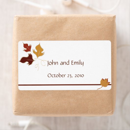 Hochzeit im Herbst bevorzugt Labels (Insitu)