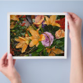 Hochzeit im Herbst Blume Flyer (Hand)