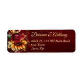 Hochzeit im Herbst Bordeaux Rose Sonnenblumen (Vorne)