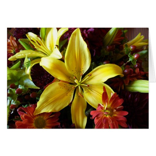 Hochzeit im Herbst Bouquet (Vorderseite (Horizontal))