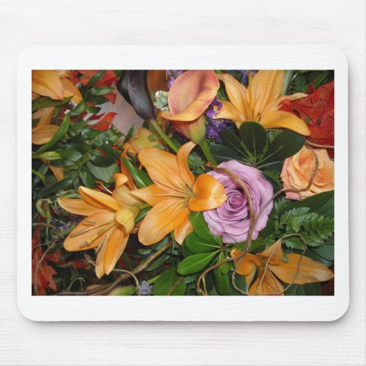 Hochzeit im Herbst Bouquet Mousepad (Vorne)