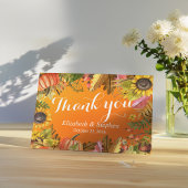 Hochzeit im Herbst Danke Autumn Maple Blätter Pump