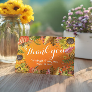 Hochzeit im Herbst Danke Autumn Maple Blätter Pump